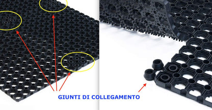 zerbino in gomma giunti di collagamento