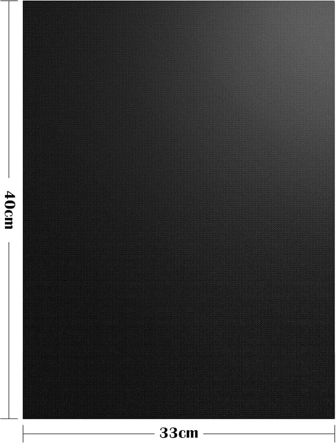 FERCASASHOP Grill Mats 40x33 cm, 3 pieces Non-stick Barbecue Mats Heat Resistant, Reusable and Easy to Clean, for Gas Grill Charcoal Oven and Electric Grill…