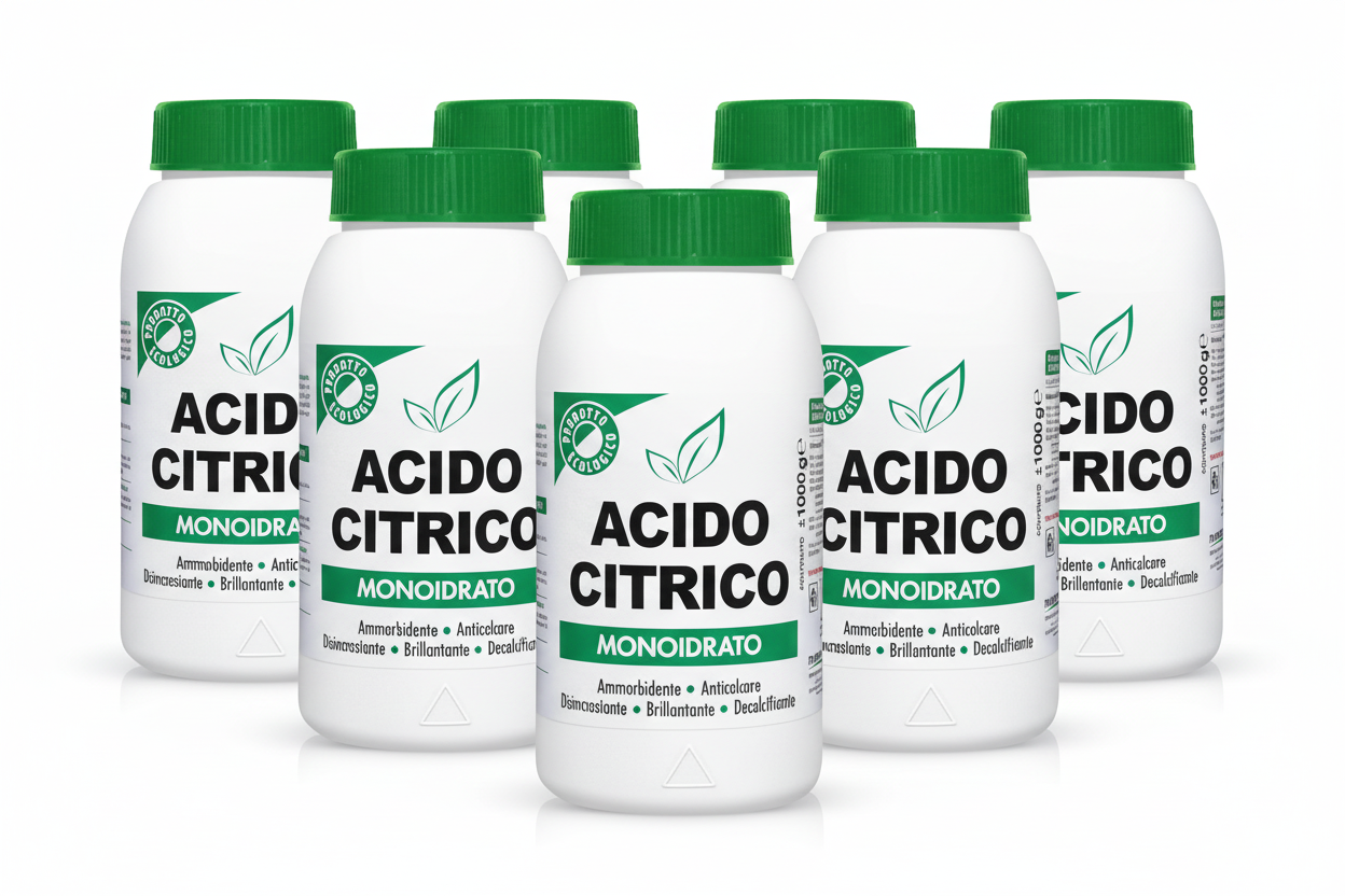 Acido Citrico 1kg Ecologico - Anticalcare Multiuso