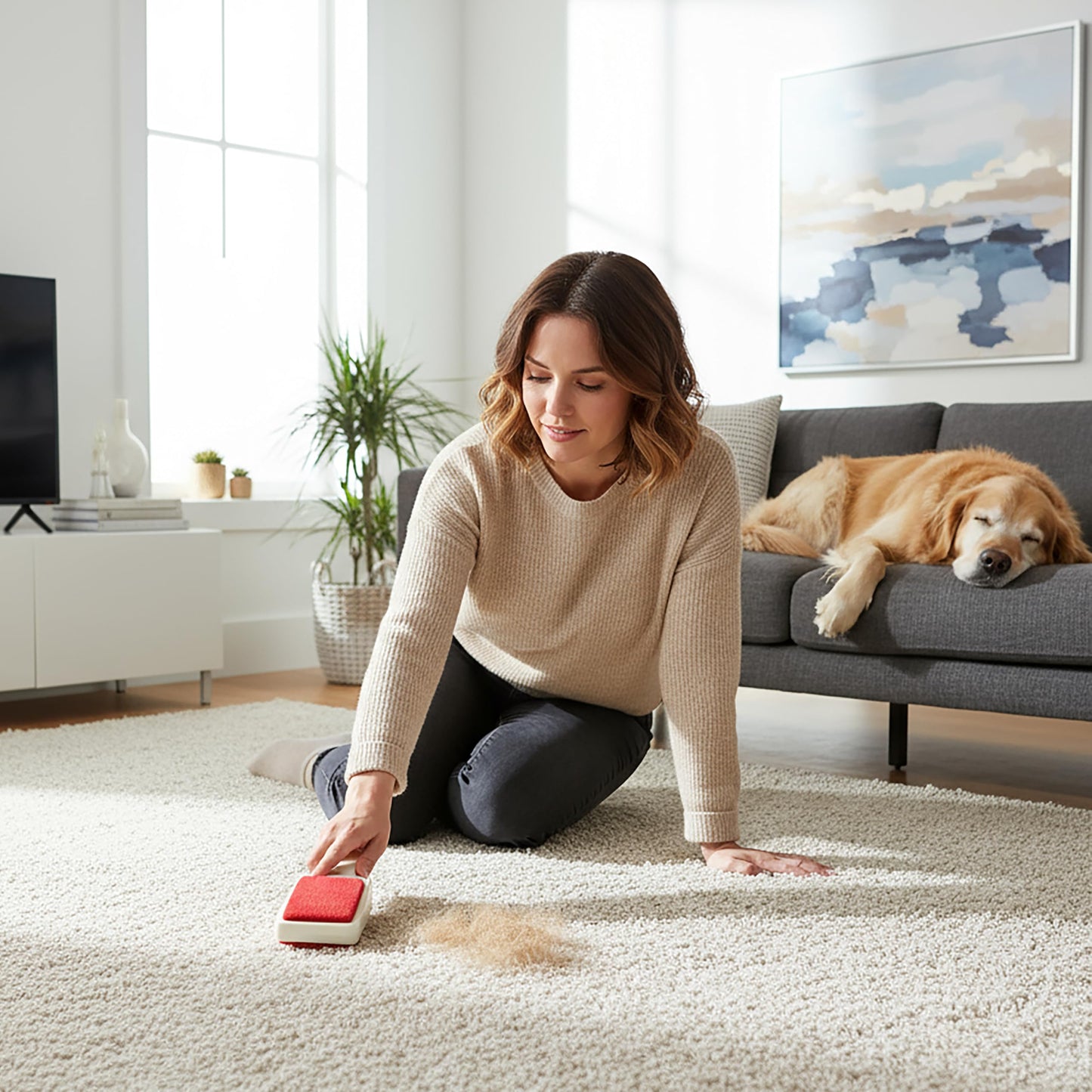 Spazzola Velluto 2 Facce, Plastica, Ghiaccio, 23.0x6.5x4.0 cm