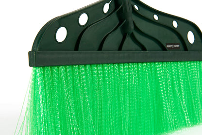 Balai à lames professionnel d'extérieur 38 cm - Angle ergonomique pour cours et jardins