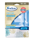 Set 12 Panni Vetri Microfibra 30x40cm Keyclean Decor - Ultra Assorbenti Senza Aloni