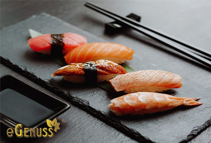 Vassoi Ardesia Naturale Set 6 Pezzi - Piatti Portata Pietra Professionale Ristorante