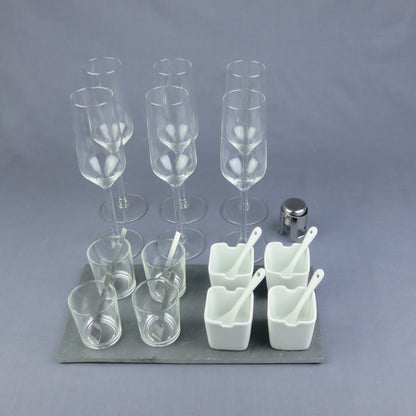 Set 6 Bicchieri Champagne Flute 22 cl