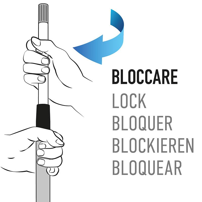 Manico Telescopico in Metallo Verniciato Allungabile fino a 3mt