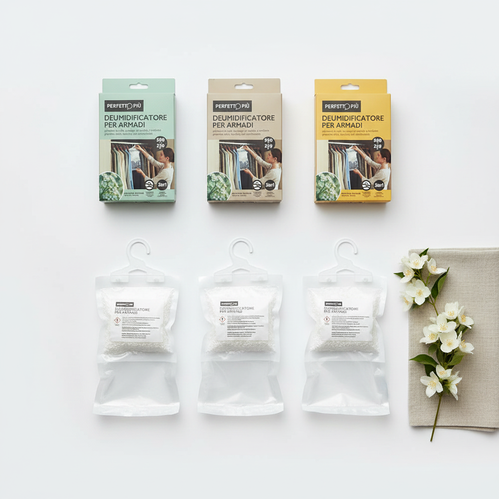 Flat lay 3 varianti