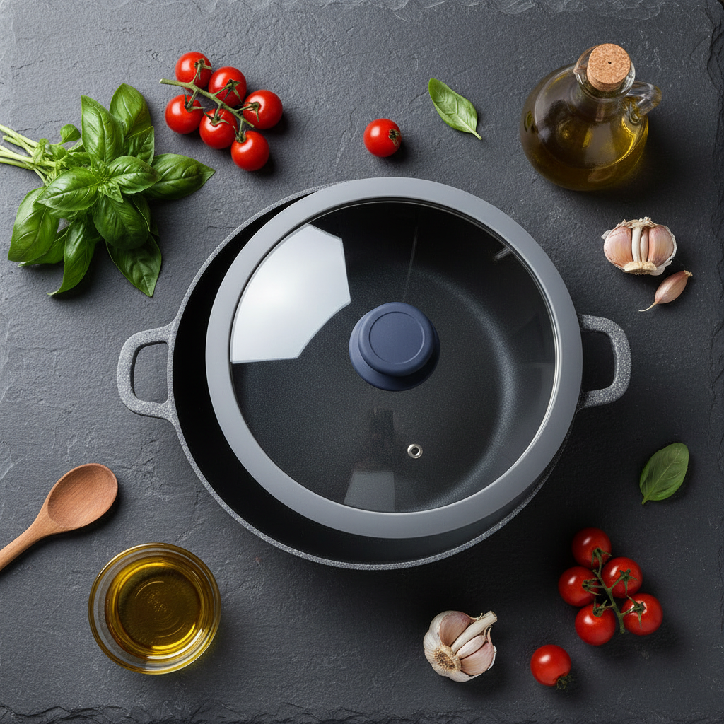 Flat-lay ingredienti italiani