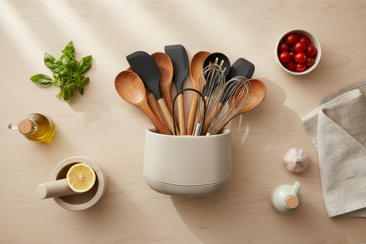 Flat lay overhead scolaposate tortora