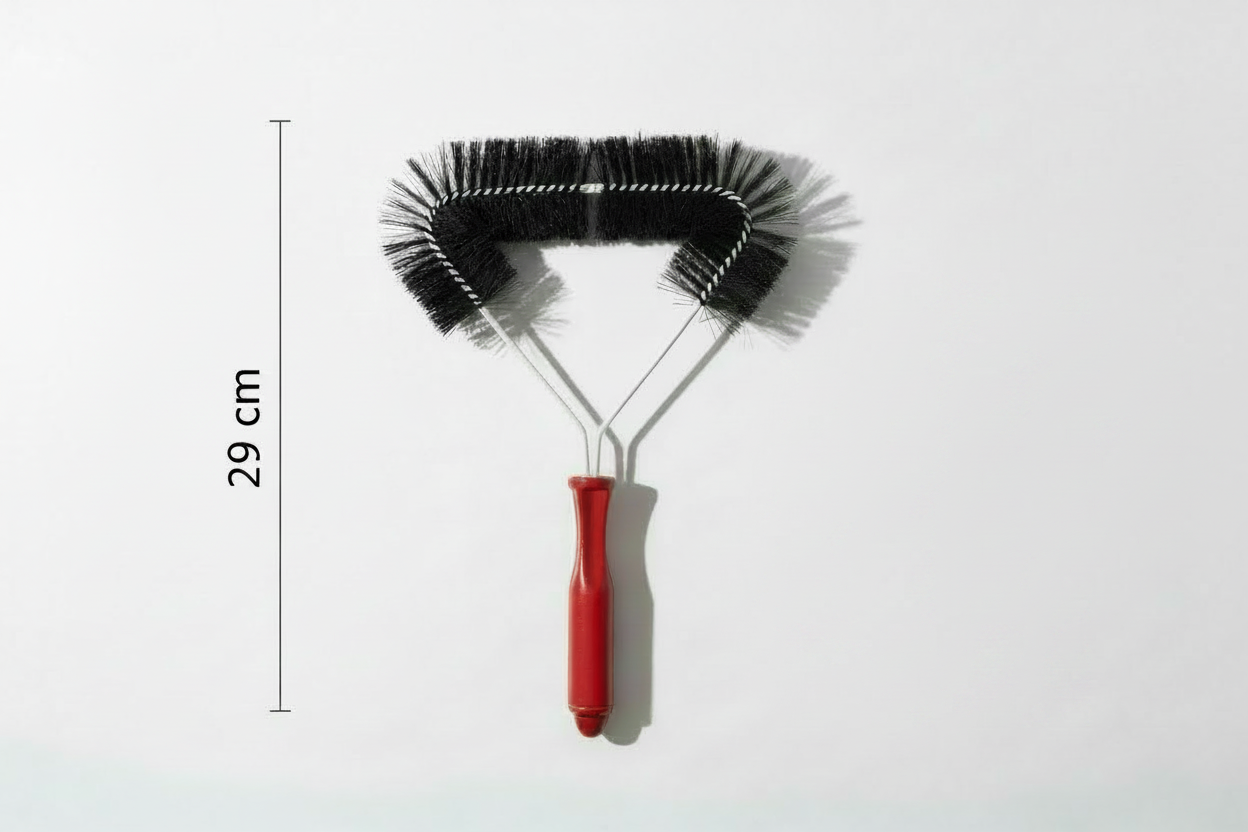 Spazzola Pulisci Zanzariera a Rullo 20 cm – Set 2 Pezzi, Pulizia Delicata senza Danni