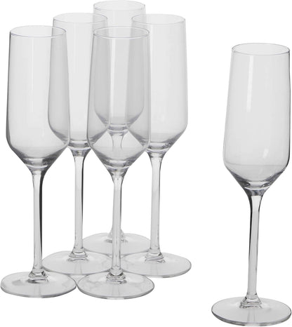 Set 6 Bicchieri Champagne Flute 22 cl