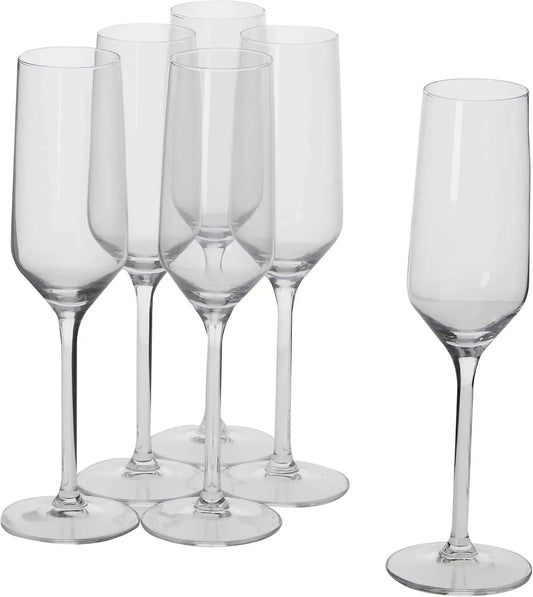 Set 6 Bicchieri Champagne Flute 22 cl
