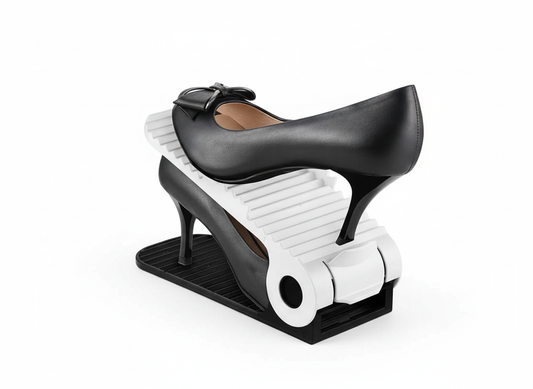 Organizer Portascarpe Regolabili Salvaspazio - Set 2 Pezzi - 3 Altezze Regolabili - FercasaShop®