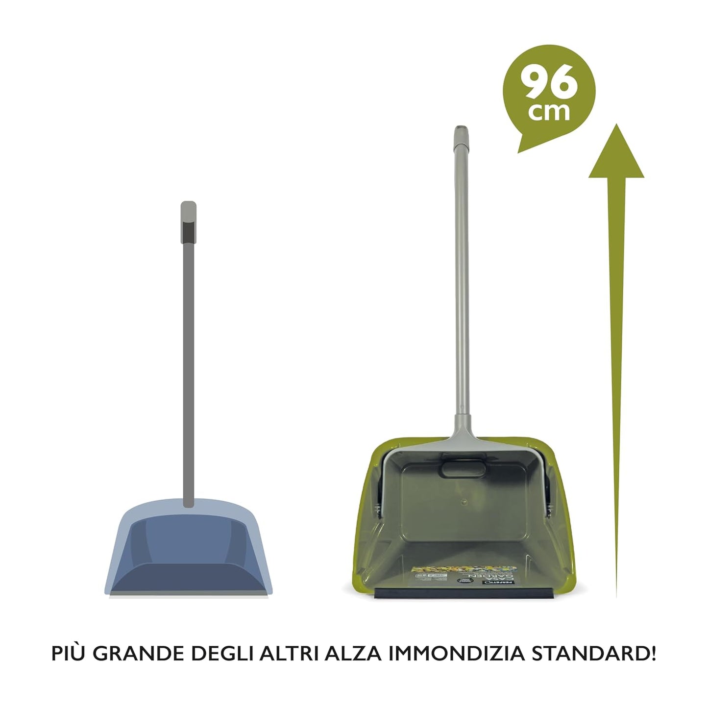 Pelle à poussière inclinable Maxi Garden 85 cm - Pelle à poussière professionnelle d'extérieur