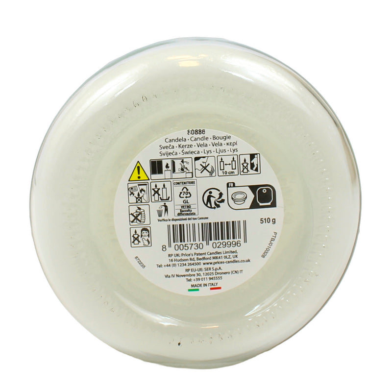 Candela Profumata Giara Vetro 550g Fragranze Naturali