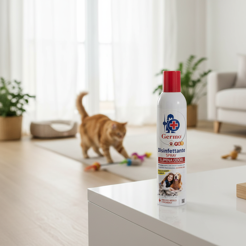 Germo Pet in casa con gatto
