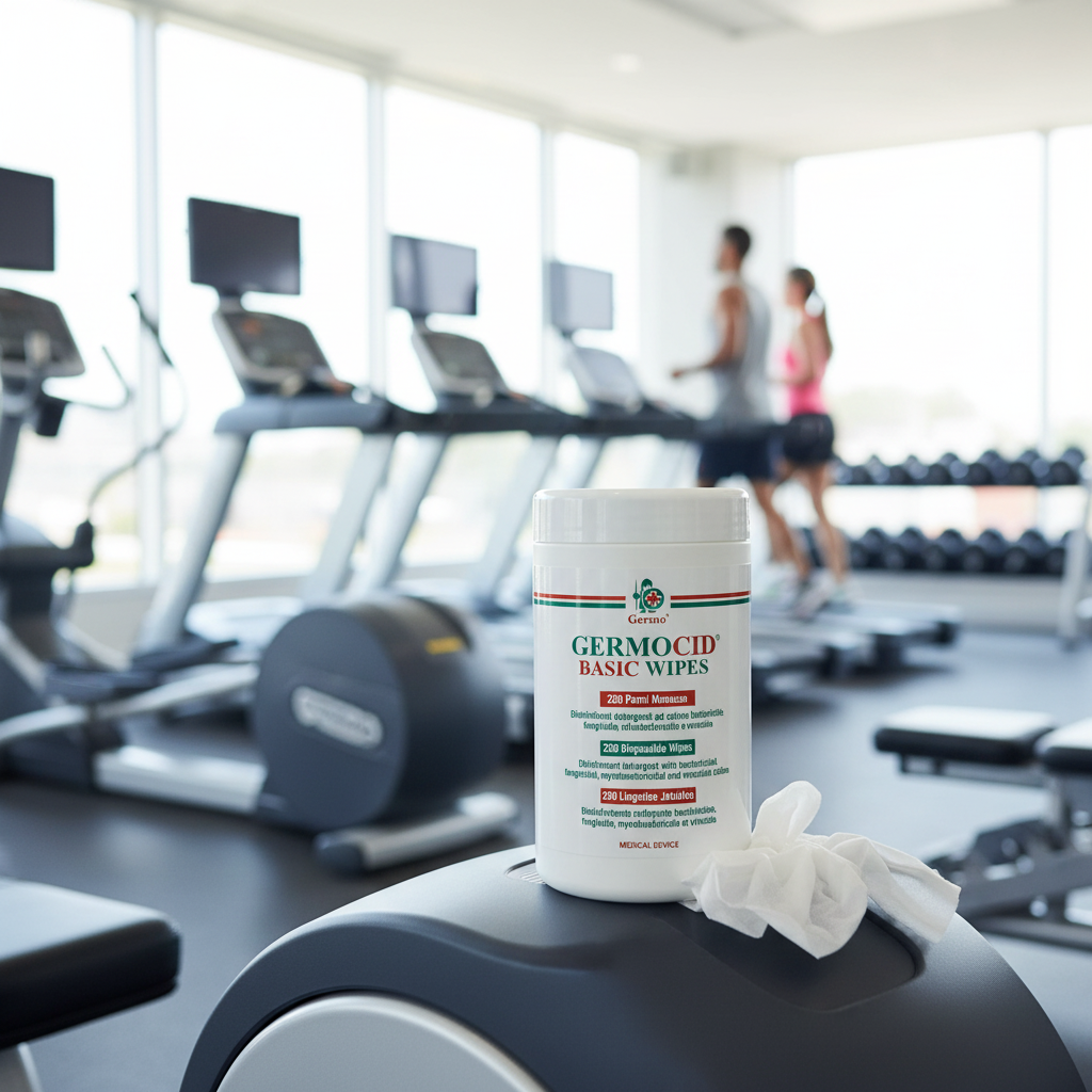 Germocid in ambiente fitness