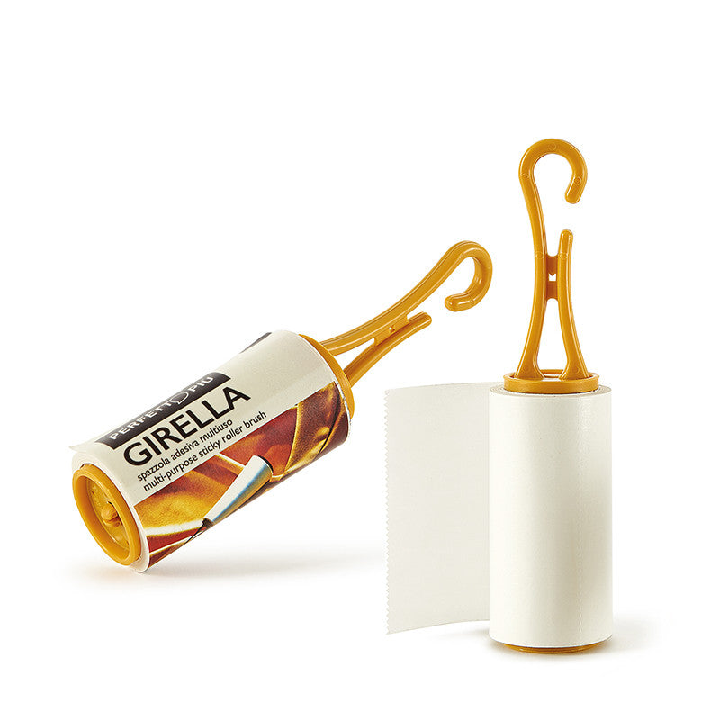 Spazzola Adesiva Levapelucchi Girella 10 Metri - 60 Fogli Pretagliati Ricaricabili