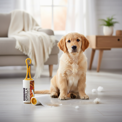 Girella con animali domestici