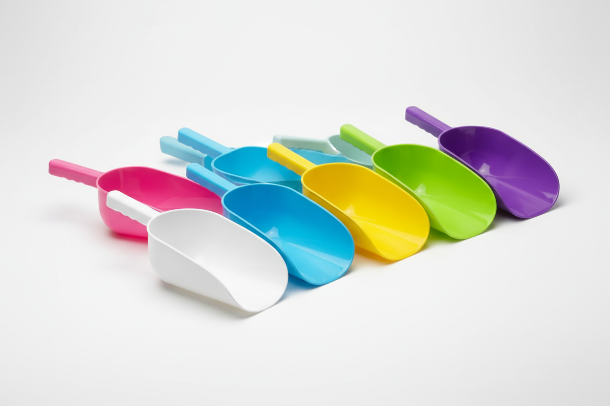 Palette dosatrici colorate assortite - bianco rosa blu verde giallo