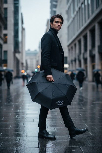 Ombrello mini Umbro lifestyle urbano città moderna dark luxury
