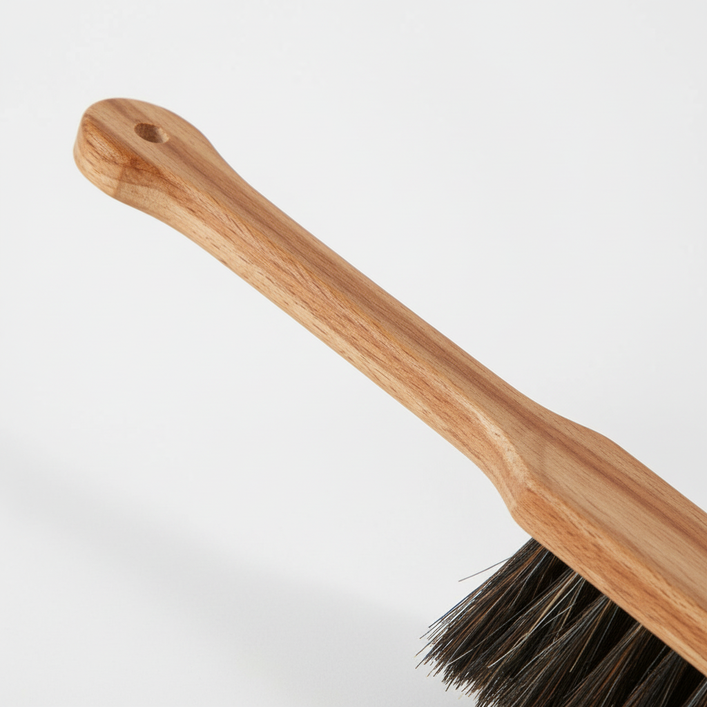 Spazzola Ecologica in Crine Naturale e Legno -Pulizia mobili antiquariato