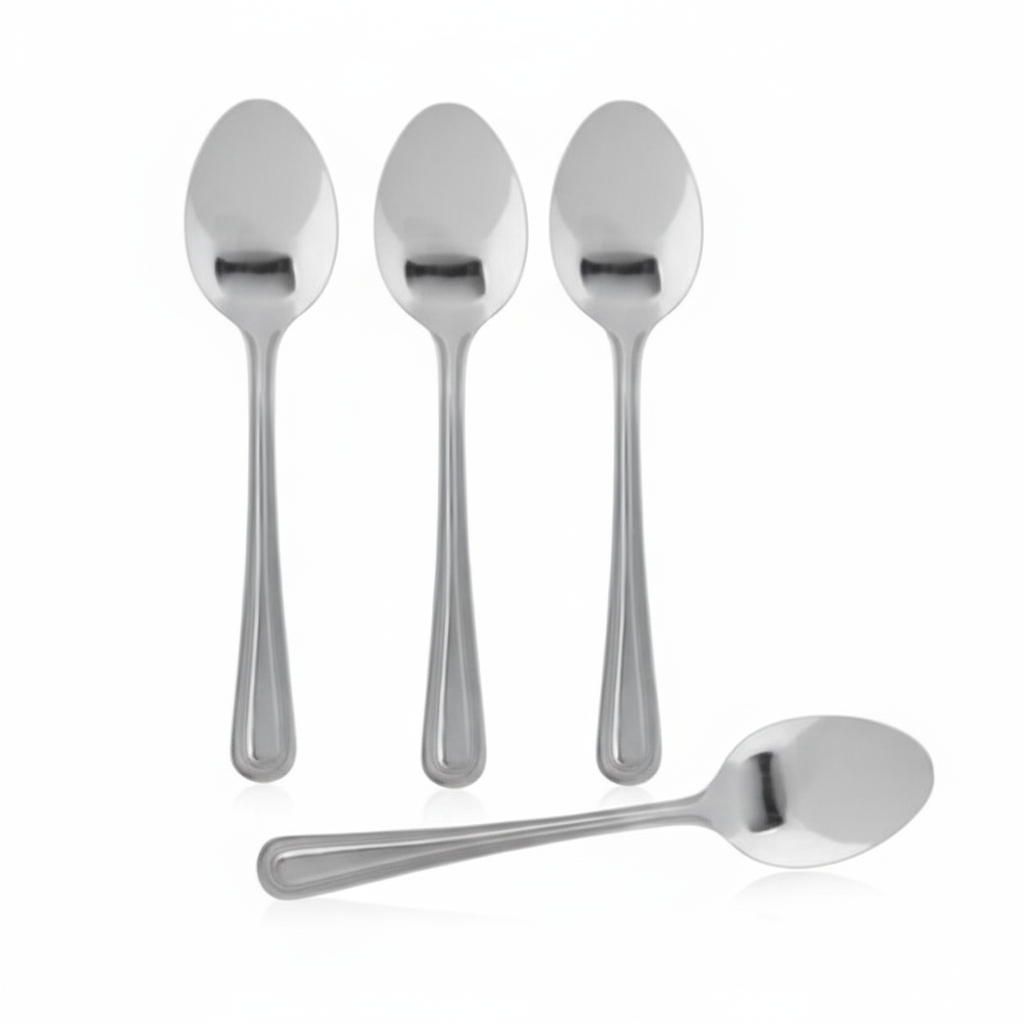 Set cucchiaini da tè in acciaio inox 18/10 design elegante