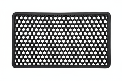 Zerbino in Gomma Naturale Trama Nido d'Ape - 40x70 cm - Antiscivolo