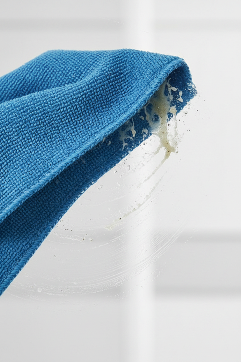 Dettaglio tecnologia assorbente microfibra