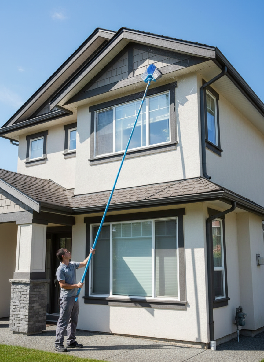 Arrow Web Remover with 3m Extendable Handle