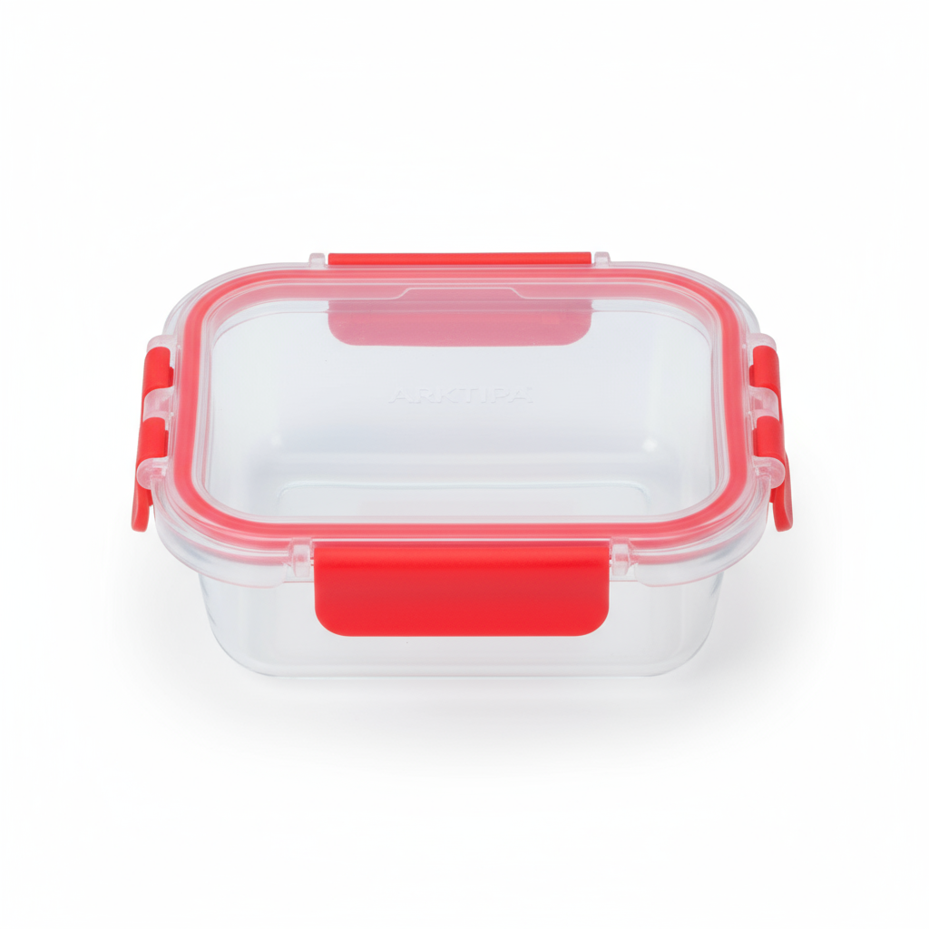 Contenitore Ermetico Vetro Borosilicato ALPINA - Chiusura 4 Clip