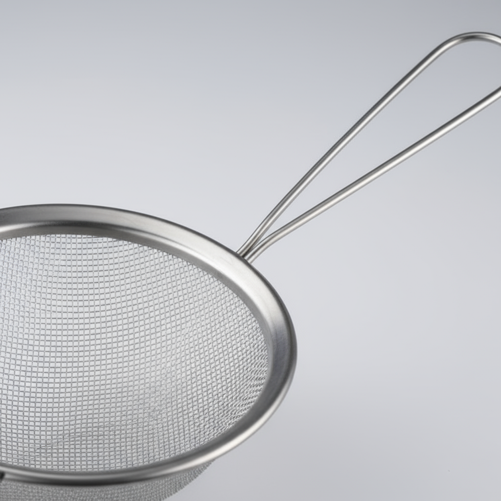 Set 2 Colini Alpina in Acciaio Inox - Setacci per Farina e Zucchero a Velo