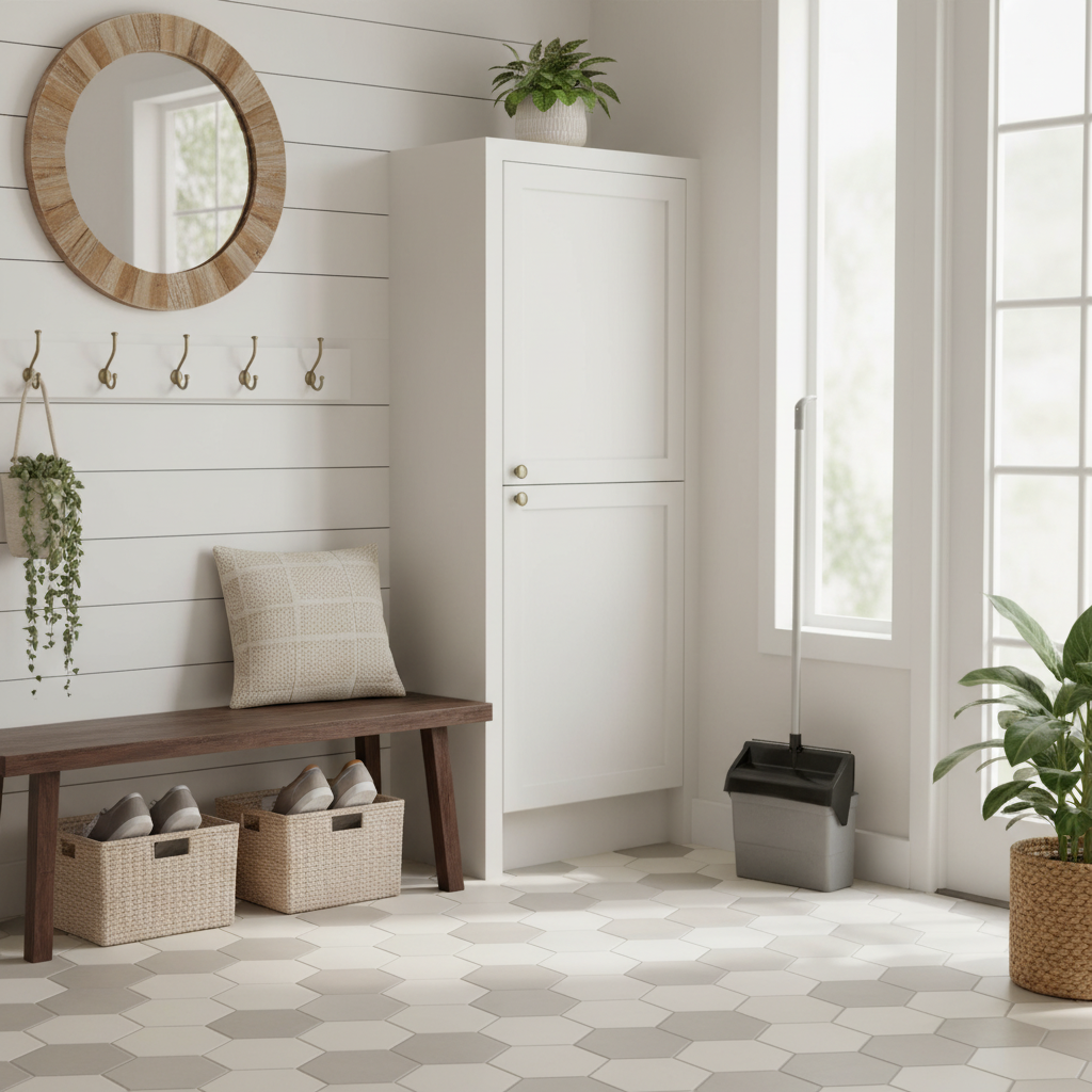 Ingresso casa organizzato