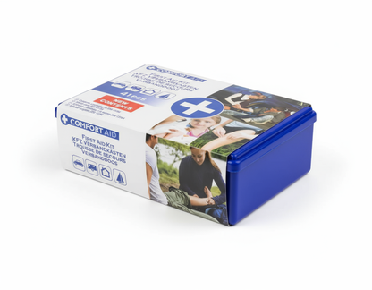 Kit pronto soccorso sfondo bianco