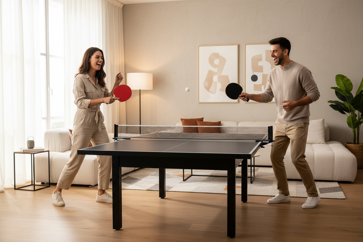 Lifestyle amici ping pong