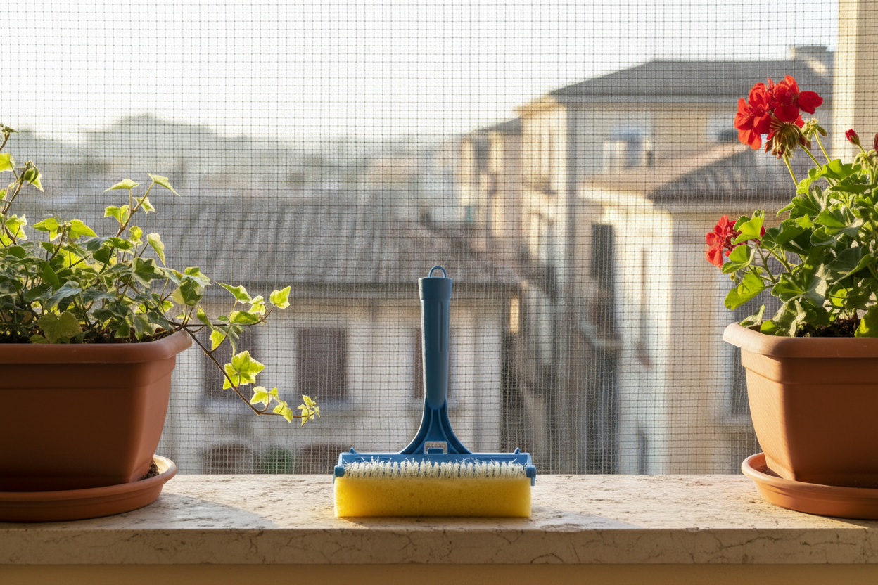 Lifestyle balcone realistico