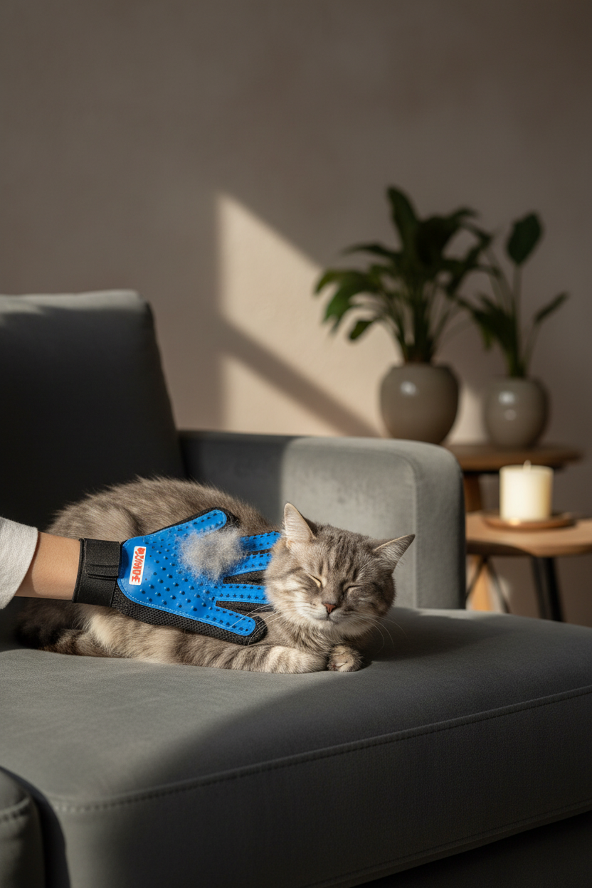 Lifestyle massaggio gatto