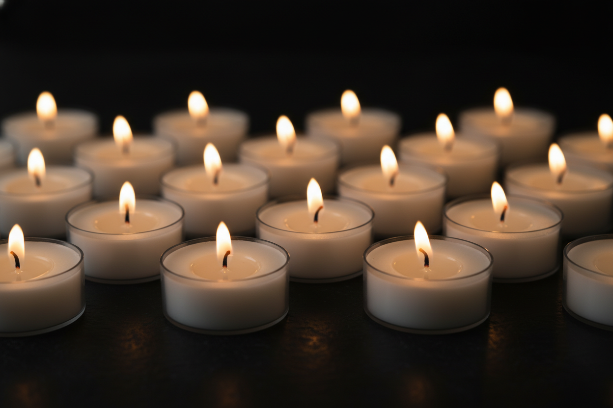 Lumini accesi close-up