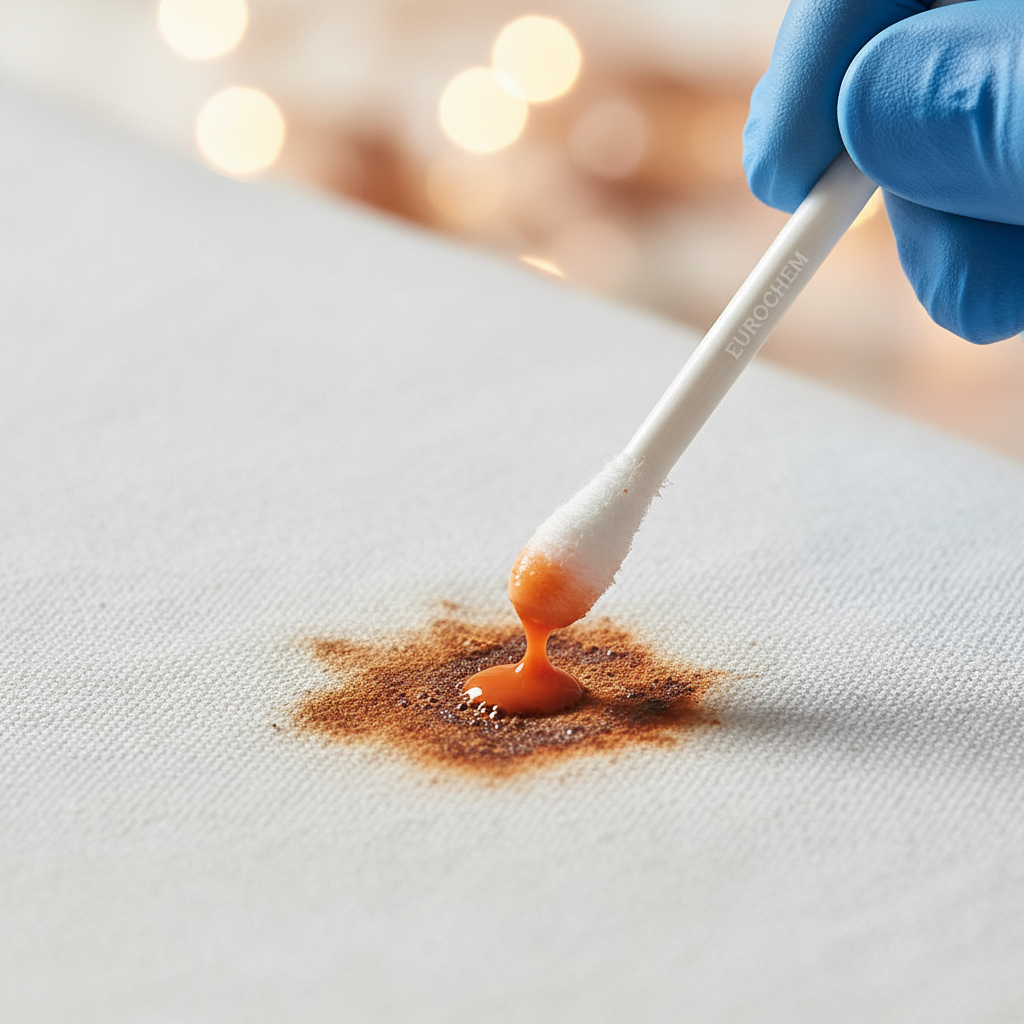 Macro dettaglio applicazione togliruggine