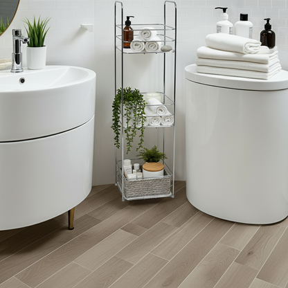 Mensola bagno organizzata - Stile spa
