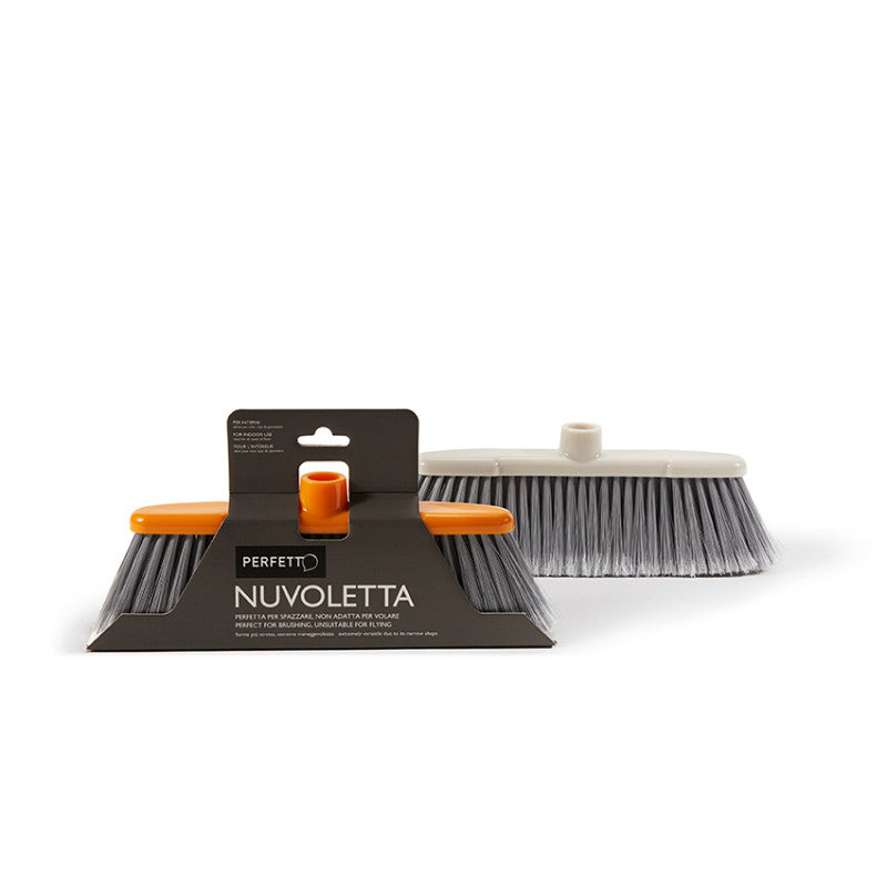 Perfetto Nuvoletta Scopa per Interni, Plastica, Zucca o Ghiaccio, 32 x 5 x 11,5 cm