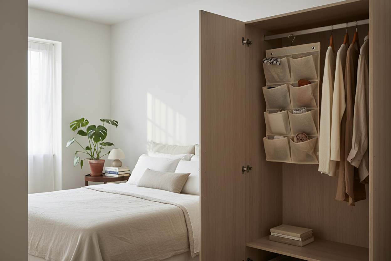 Organizer in camera da letto
