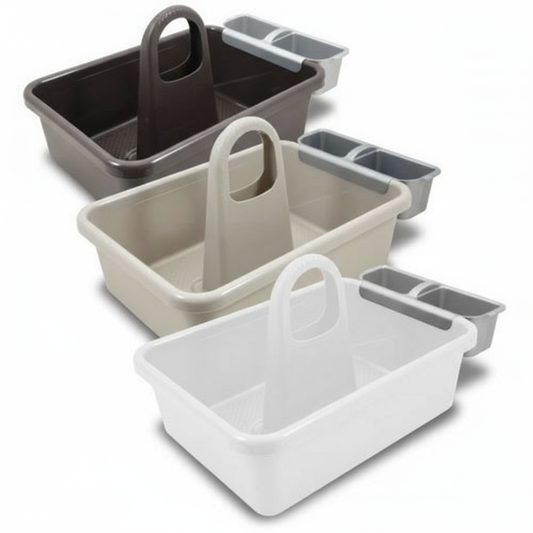 Organizer sottolavello sfondo bianco