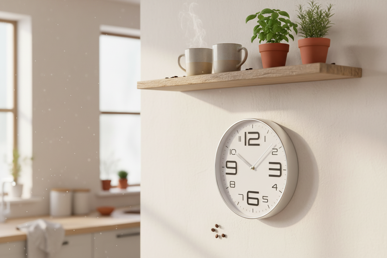 Orologio cucina mattino