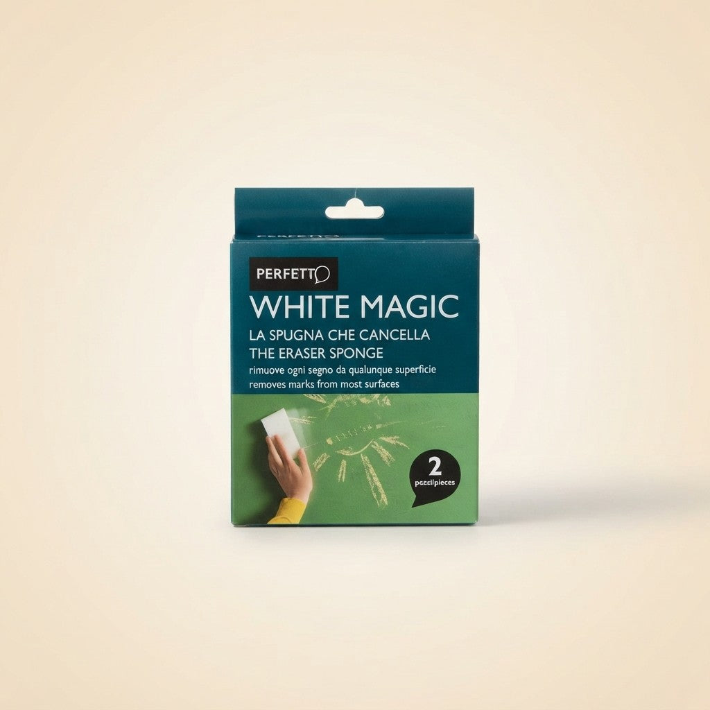 Spugna Magica Rimuovi Cancella Macchie 2 pz Perfetto