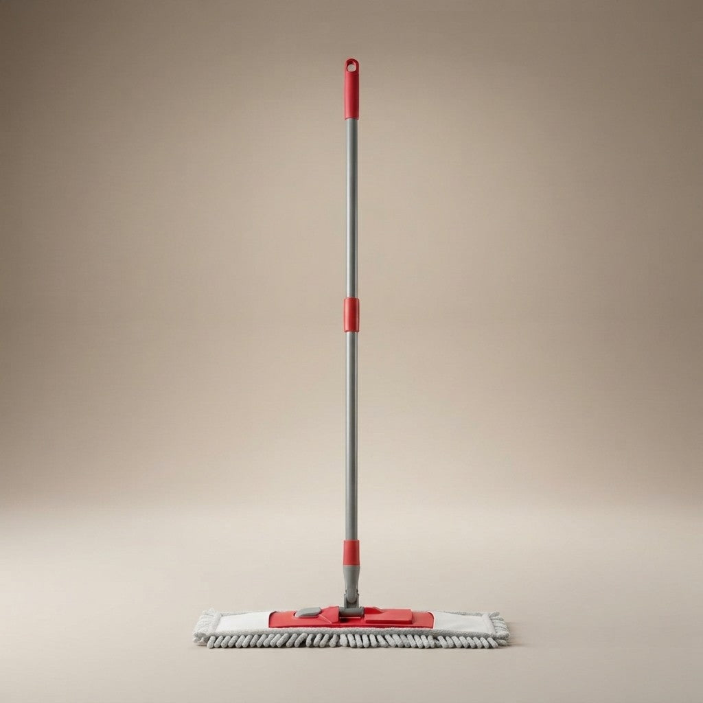 Scopa Mop Microfibra Manico Telescopico 88-130cm Lavabile