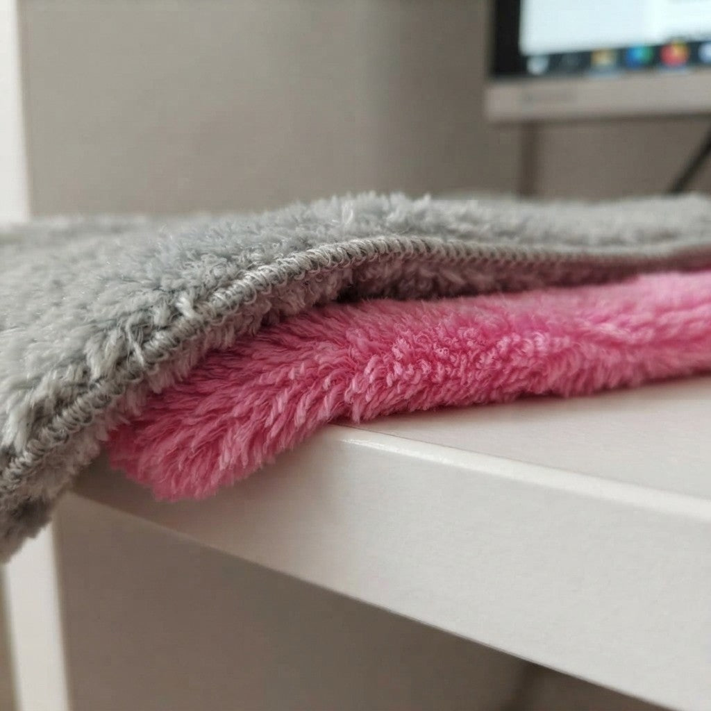 Keyclean Soft Microfiber Cloths 5 Pieces 30x35 cm in Multicolor, Super Soft for Dust Catching