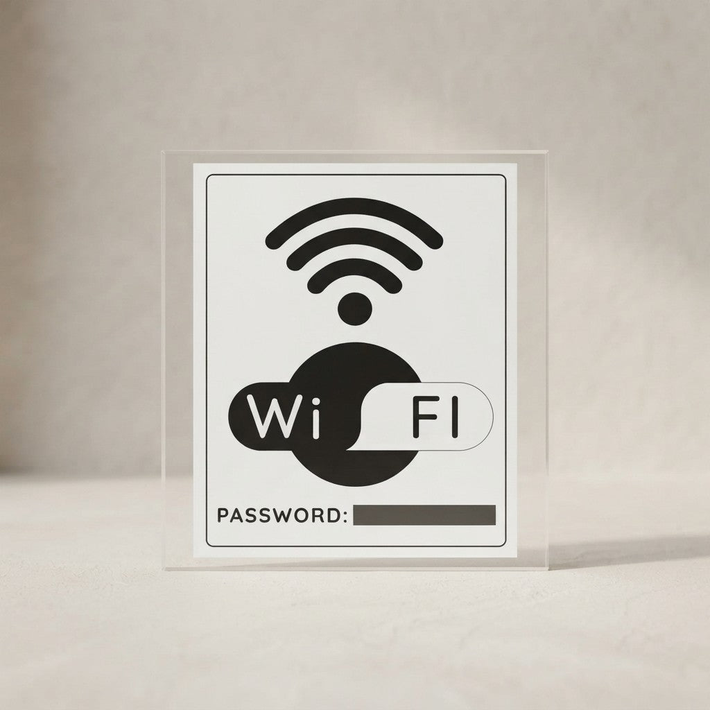 Cartello Adesivo WiFi
