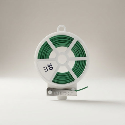 2 Rocchetti Filo da Giardino Rivestito in PVC 30 m x 1 mm