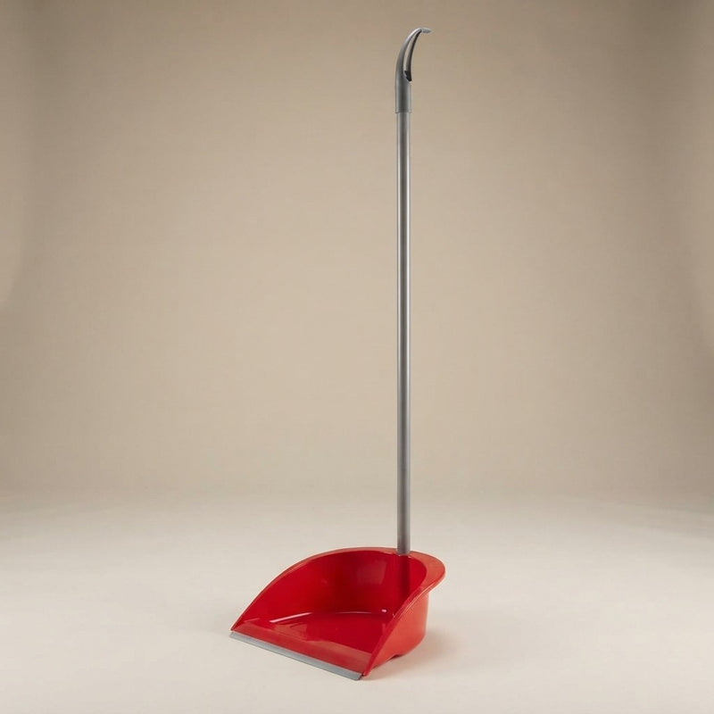 Fercasashop® - "Duck" Garbage Can with Screw Handle - Dustpan with Iron Handle and Rubber Profile