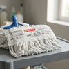 3-piece replacement kit for professional cotton mop with band, 400g, + 1 mop clip, white